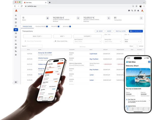 Sail Atlas — three apps unified on one platform