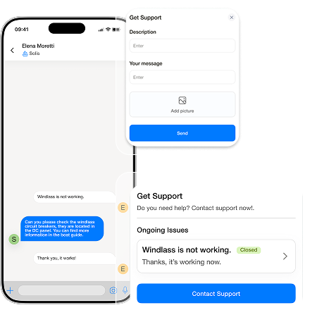 In-App Messaging & Support