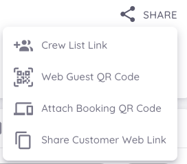 Share Booking Access to Customer App
